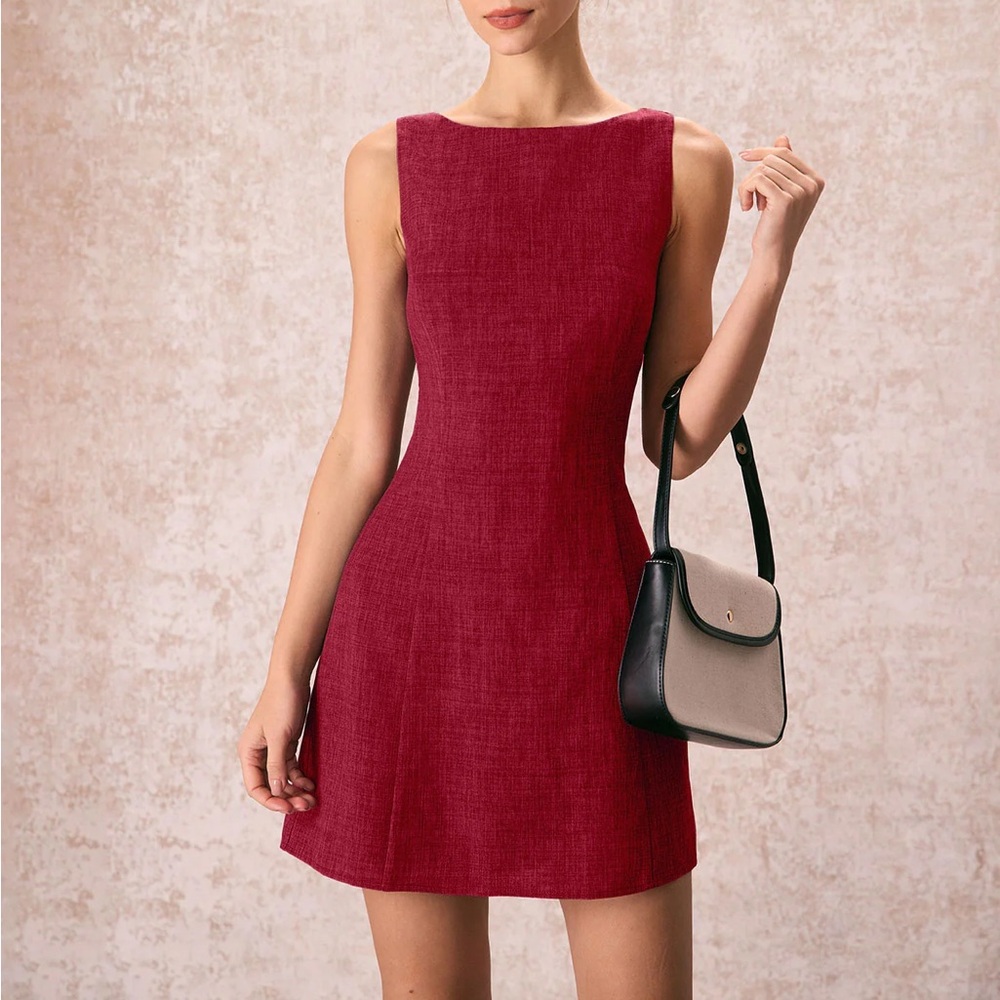 RIHOAS Red Mini Dress